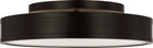 Collection Studio Visual Comfort PCF1041AI Dupont Rond Semi-Plafonnier en fer vieilli