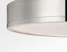 Collection Studio Visual Comfort PCF1041PN Dupont Rond Semi-Plafonnier en nickel poli