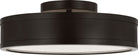Collection Studio Visual Comfort PCF1051AI Dupont Rond Semi-Plafonnier en fer vieilli