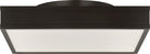 Visual Comfort Studio Collection PCF1061AI Dupont Square Semi-Flush Mount in Aged Iron