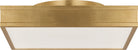 Visual Comfort Studio Collection PCF1061GD Dupont Square Semi-Flush Mount in Gild