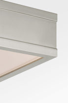 Visual Comfort Studio Collection PCF1061PN Dupont Square Semi-Flush Mount in Polished Nickel