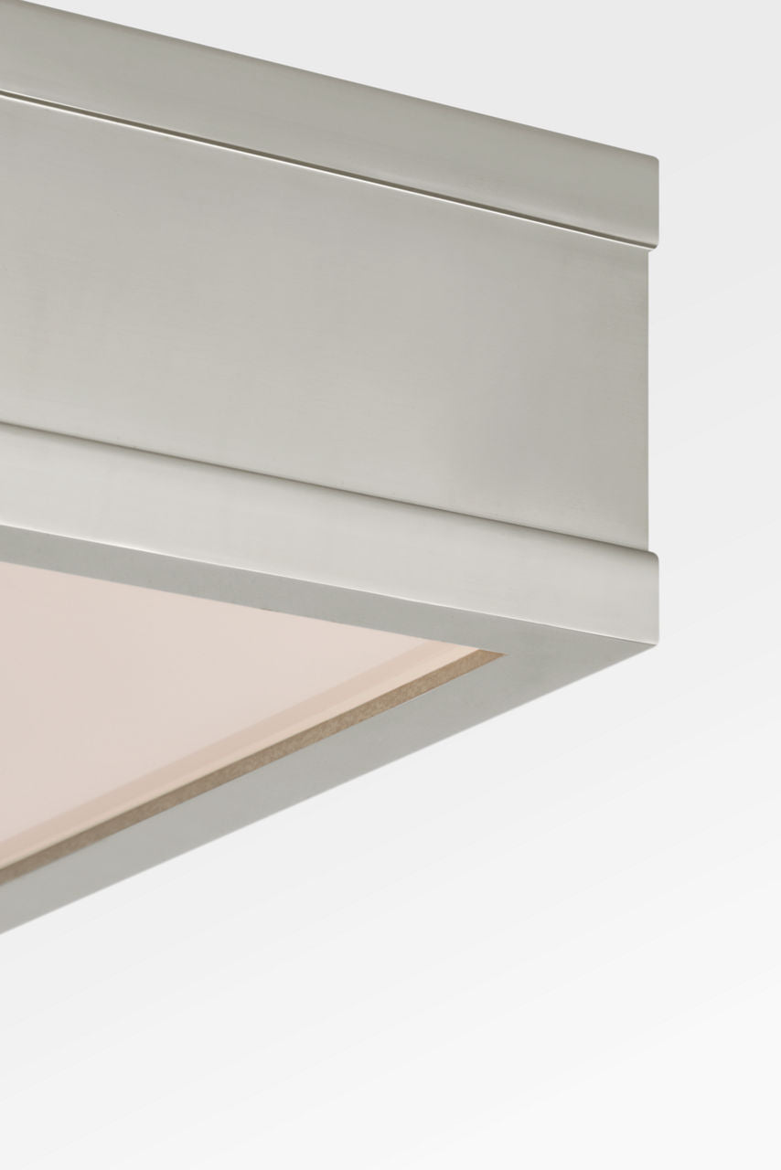Visual Comfort Studio Collection PCF1061PN Dupont Square Semi-Flush Mount in Polished Nickel