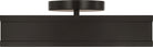 Visual Comfort Studio Collection PCF1071AI Dupont Square Semi-Flush Mount in Aged Iron