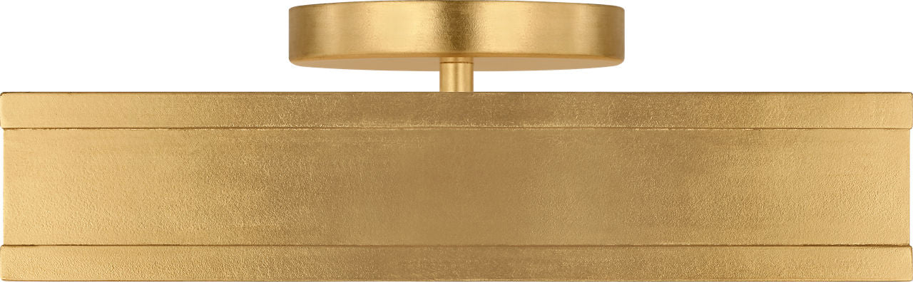 Visual Comfort Studio Collection PCF1071GD Dupont Square Semi-Flush Mount in Gild