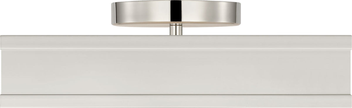 Visual Comfort Studio Collection PCF1071PN Dupont Square Semi-Flush Mount in Polished Nickel