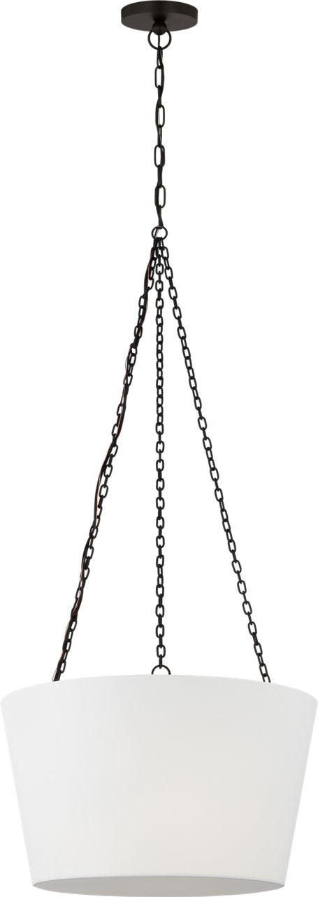 Visual Comfort Studio Collection PCP1013AI Herve Hanging Shade in Aged Iron