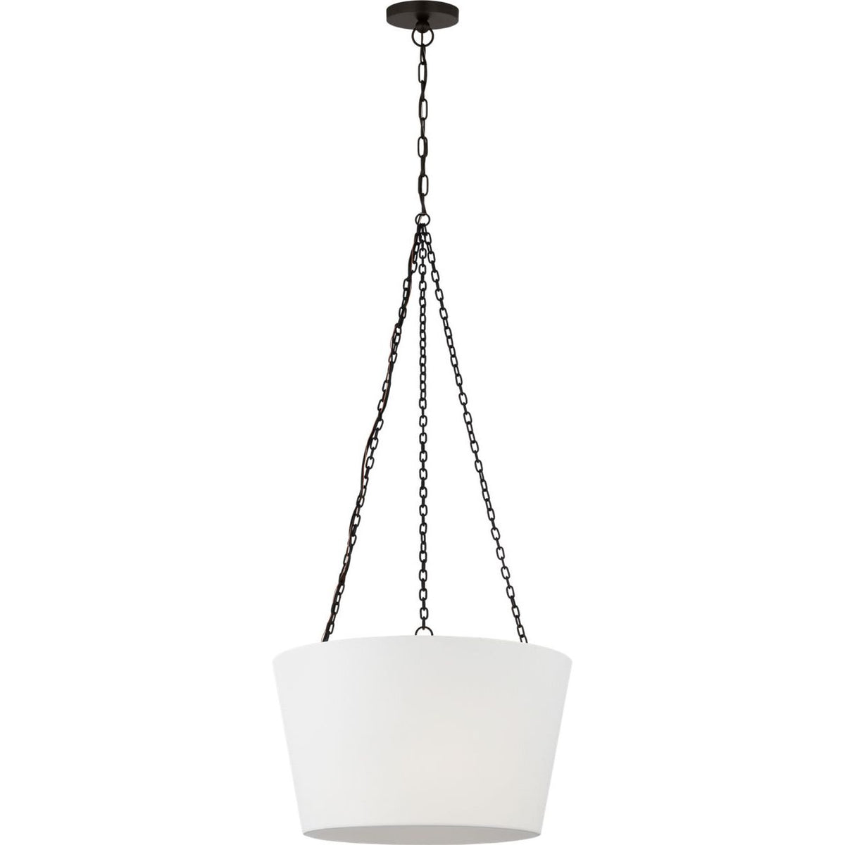 Collection Visual Comfort Studio PCP1013AI Abat-jour suspendu Hervé en fer vieilli