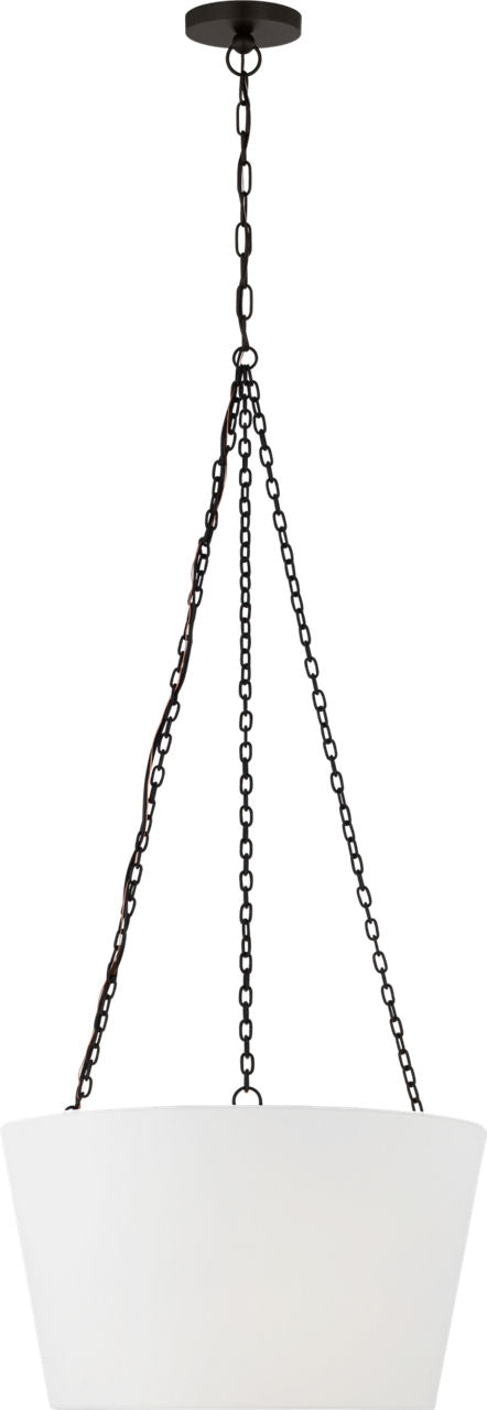 Visual Comfort Studio Collection PCP1013AI Herve Hanging Shade in Aged Iron