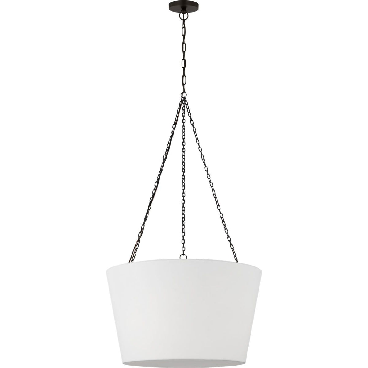 Collection Visual Comfort Studio PCP1033AI Abat-jour suspendu Hervé en fer vieilli