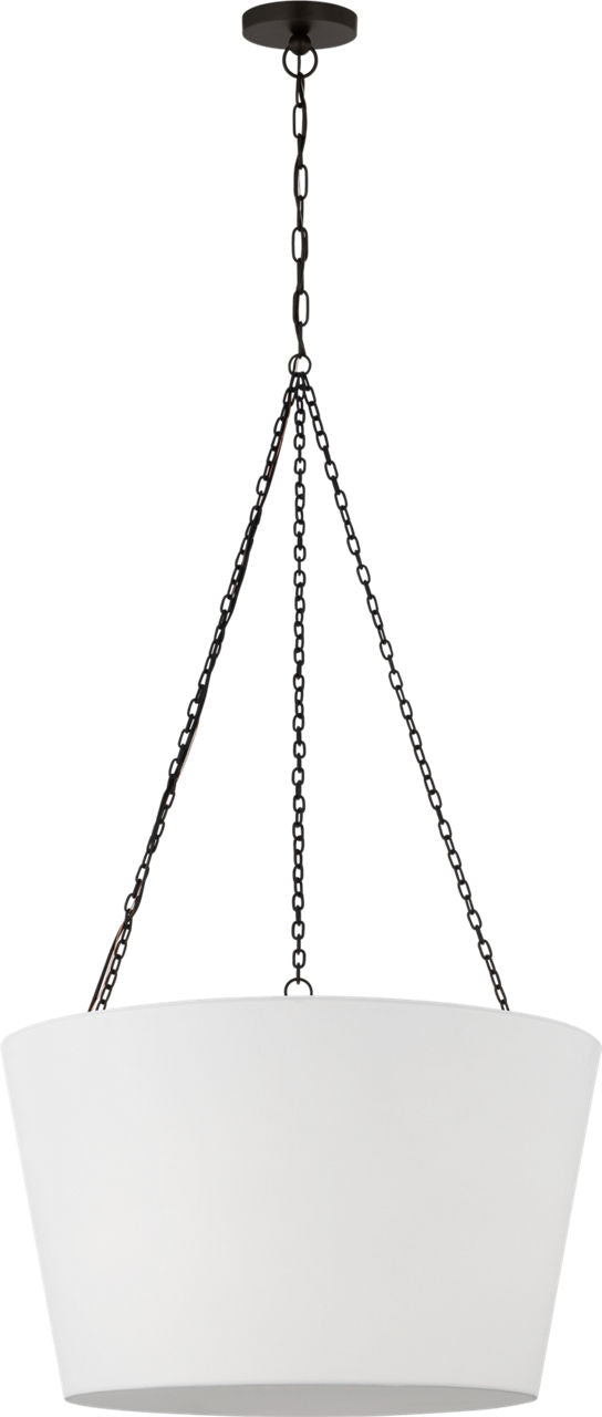 Visual Comfort Studio Collection PCP1033AI Herve Hanging Shade in Aged Iron
