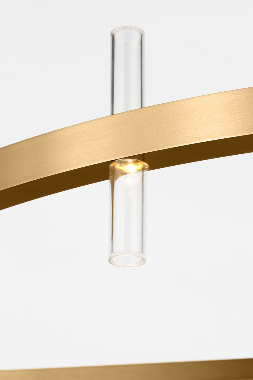 Visual Comfort Studio Collection SLC10940BBS Silas Chandelier in Burnished Brass