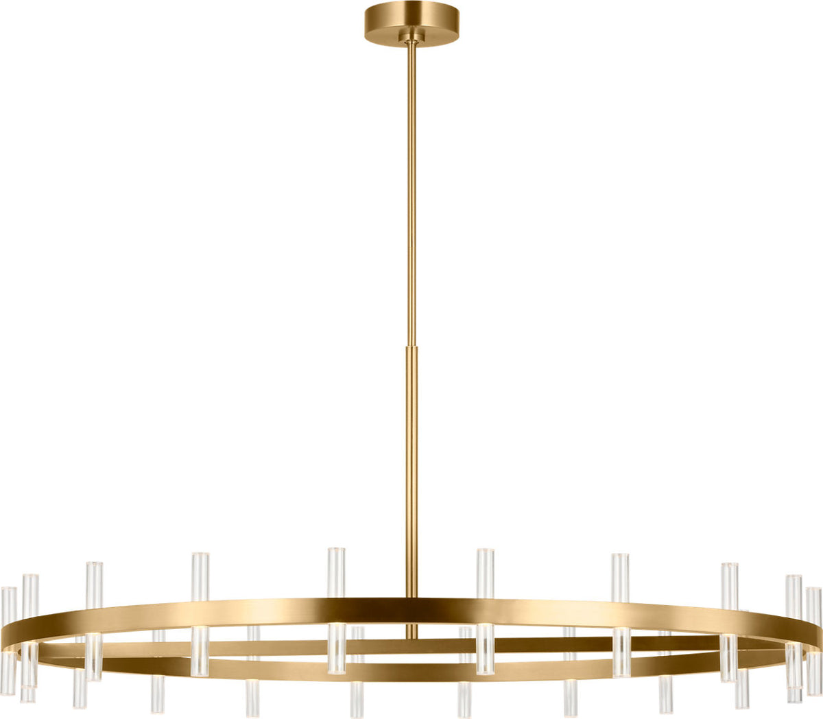 Visual Comfort Studio Collection SLC10940BBS Silas Chandelier in Burnished Brass