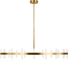 Visual Comfort Studio Collection SLC10940BBS Silas Chandelier in Burnished Brass