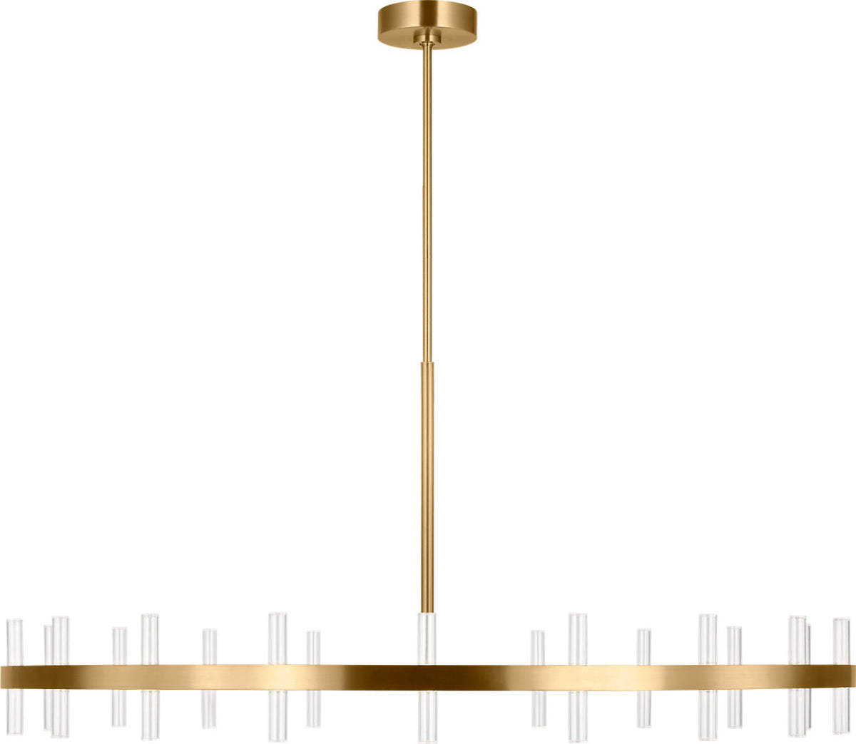 Visual Comfort Studio Collection SLC10940BBS Silas Chandelier in Burnished Brass