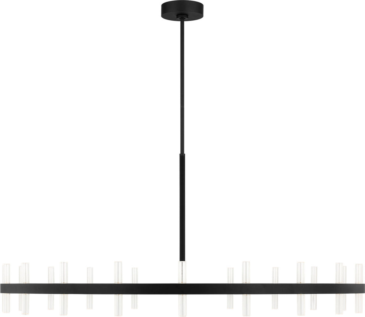 Visual Comfort Studio Collection SLC10940MBK Silas Chandelier in Midnight Black