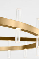 Visual Comfort Studio Collection SLC11032BBS Silas Chandelier in Burnished Brass