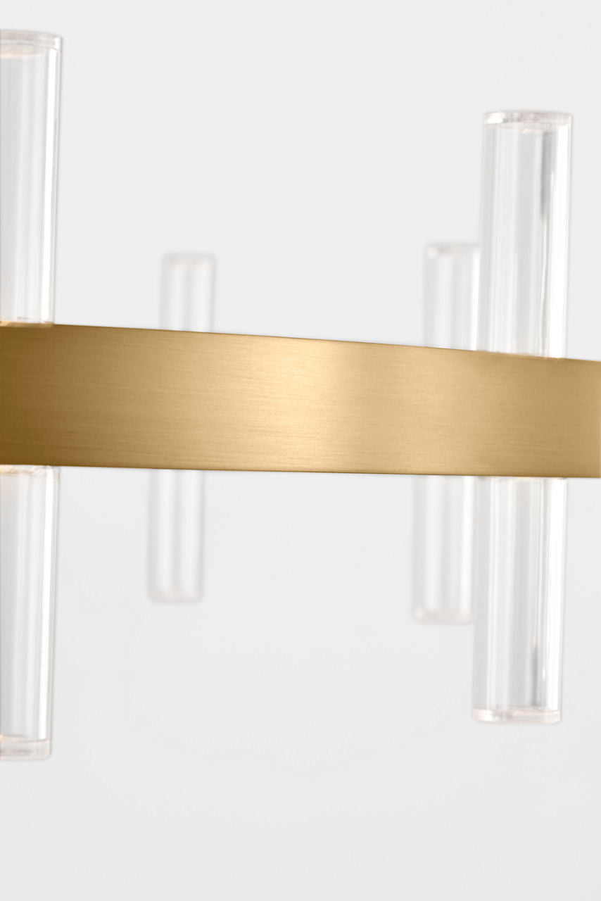 Visual Comfort Studio Collection SLC11032BBS Silas Chandelier in Burnished Brass