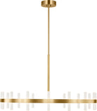 Visual Comfort Studio Collection SLC11032BBS Silas Chandelier in Burnished Brass
