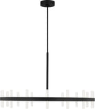 Visual Comfort Studio Collection SLC11032MBK Silas Chandelier in Midnight Black