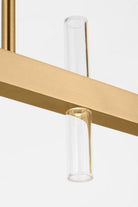 Visual Comfort Studio Collection SLC11120BBS Silas Linear Chandelier in Burnished Brass