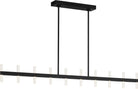 Visual Comfort Studio Collection SLC11120MBK Silas Linear Chandelier in Midnight Black