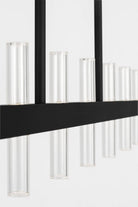 Visual Comfort Studio Collection SLC11120MBK Silas Linear Chandelier in Midnight Black