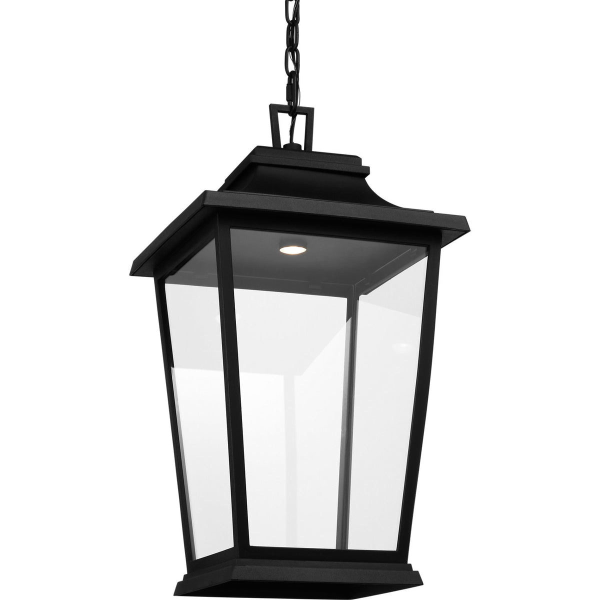Visual Comfort Studio Collection SLO1271TXB Warren StoneStrong Medium Pendant Lantern