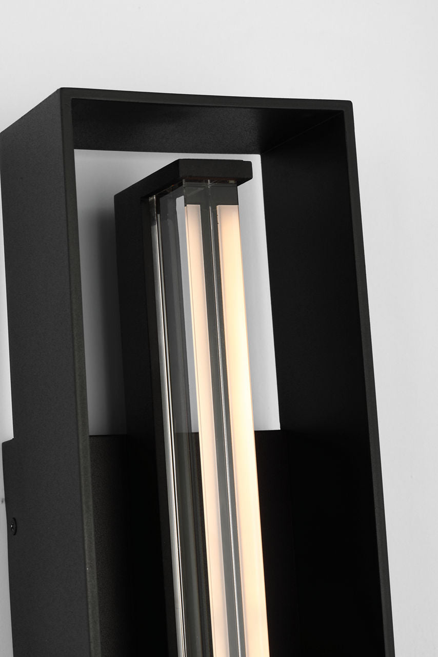 Visual Comfort Studio Collection SLO1331TXB Abner Lantern in Textured Black
