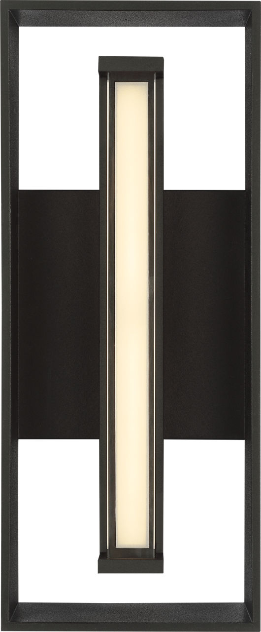 Visual Comfort Studio Collection SLO1341TXB Abner Lantern in Textured Black