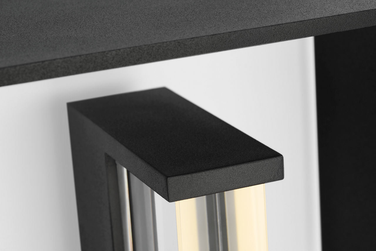 Visual Comfort Studio Collection SLO1351TXB Abner Lantern in Textured Black