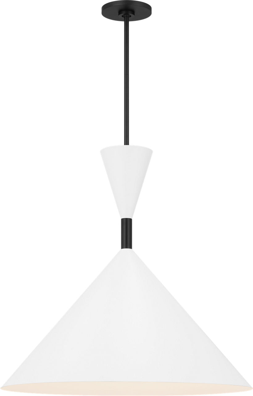 Visual Comfort Studio Collection SLP1021MBK Bodhi Pendant in Midnight Black