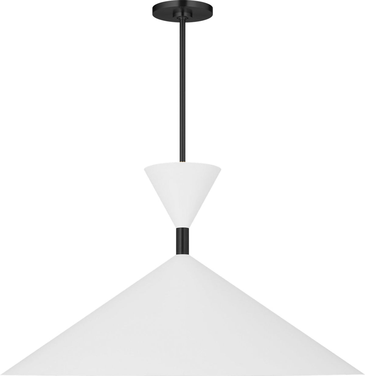 Visual Comfort Studio Collection SLP1031MBK Bodhi Pendant in Midnight Black