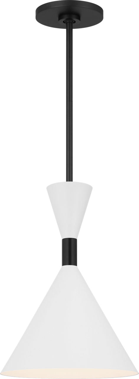 Visual Comfort Studio Collection SLP1041MBK Bodhi Pendant in Midnight Black
