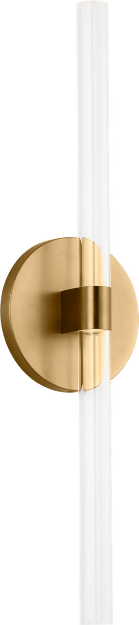 Visual Comfort Studio Collection SLW1092BBS Silas Sconce in Burnished Brass