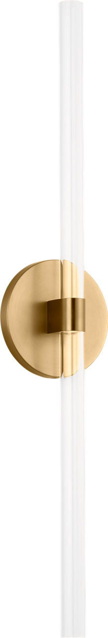 Visual Comfort Studio Collection SLW1102BBS Silas Sconce in Burnished Brass
