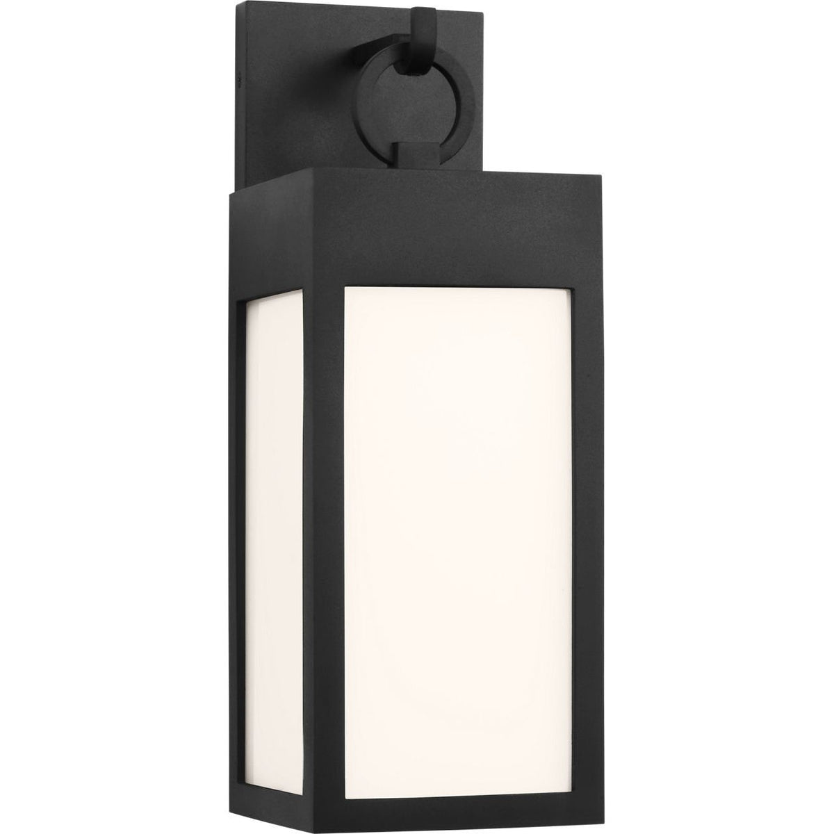 Lanterne d'extérieur Sesha de la collection Visual Comfort Studio SLO1371TXB, en noir texturé