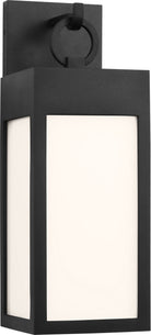 Visual Comfort Studio Collection SLO1371TXB Sesha Outdoor Lantern in Textured Black