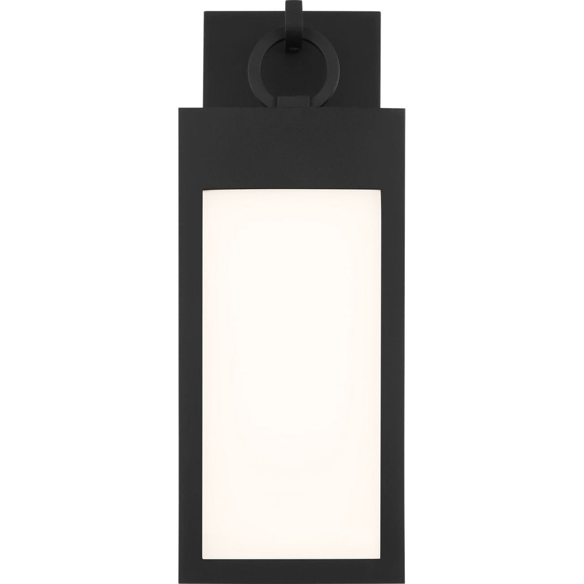 Lanterne d'extérieur Sesha de la collection Visual Comfort Studio SLO1371TXB, en noir texturé