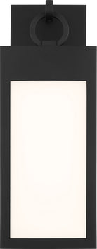 Visual Comfort Studio Collection SLO1371TXB Sesha Outdoor Lantern in Textured Black