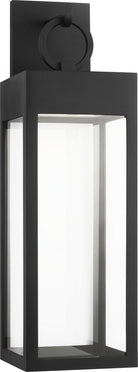 Visual Comfort Studio Collection SLO1401TXB Sesha Outdoor Lantern in Textured Black