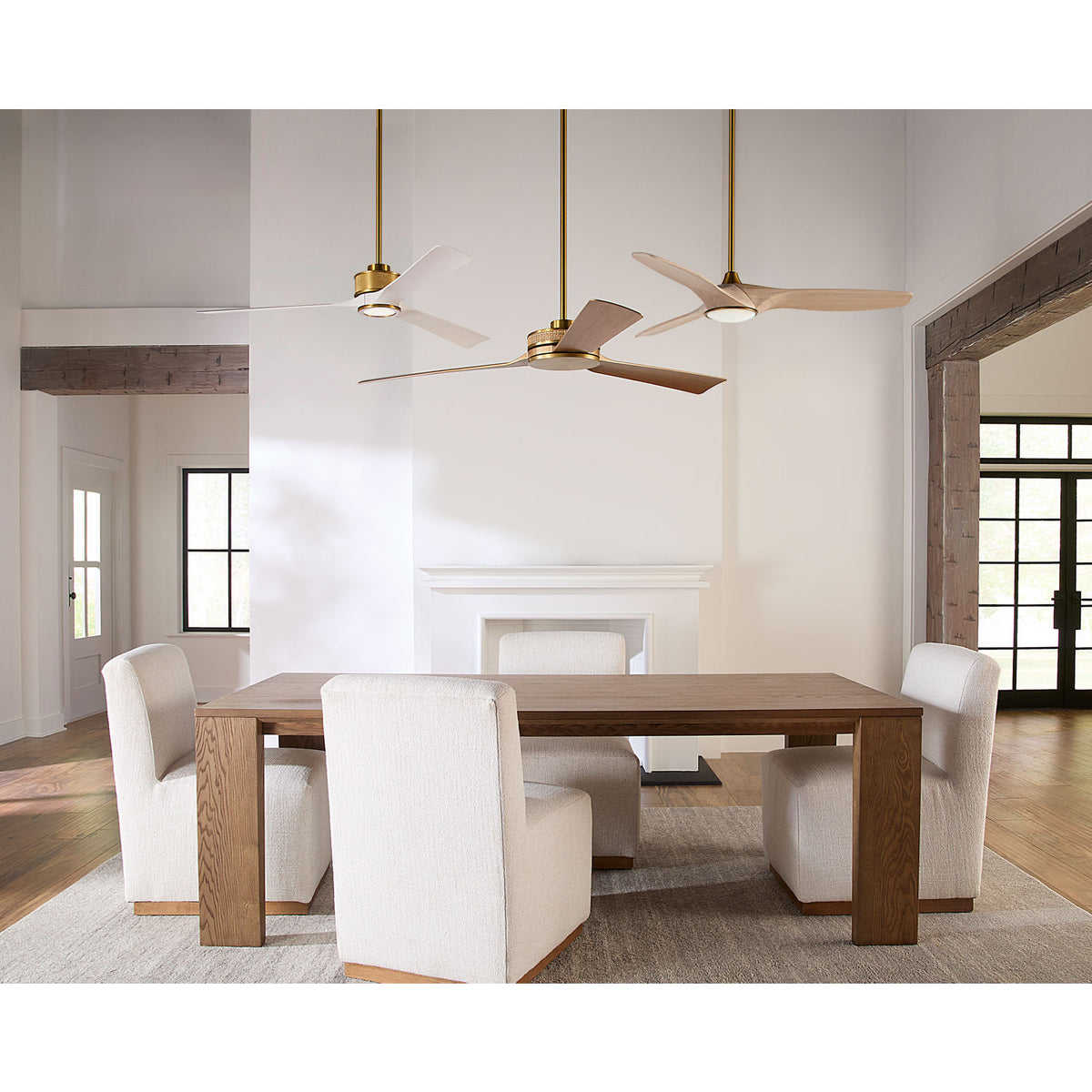 Confort visuel Ventilateur  Collection 3SLNSM52BBSWWOD Selen Smart LED Ceiling Ventilateur 