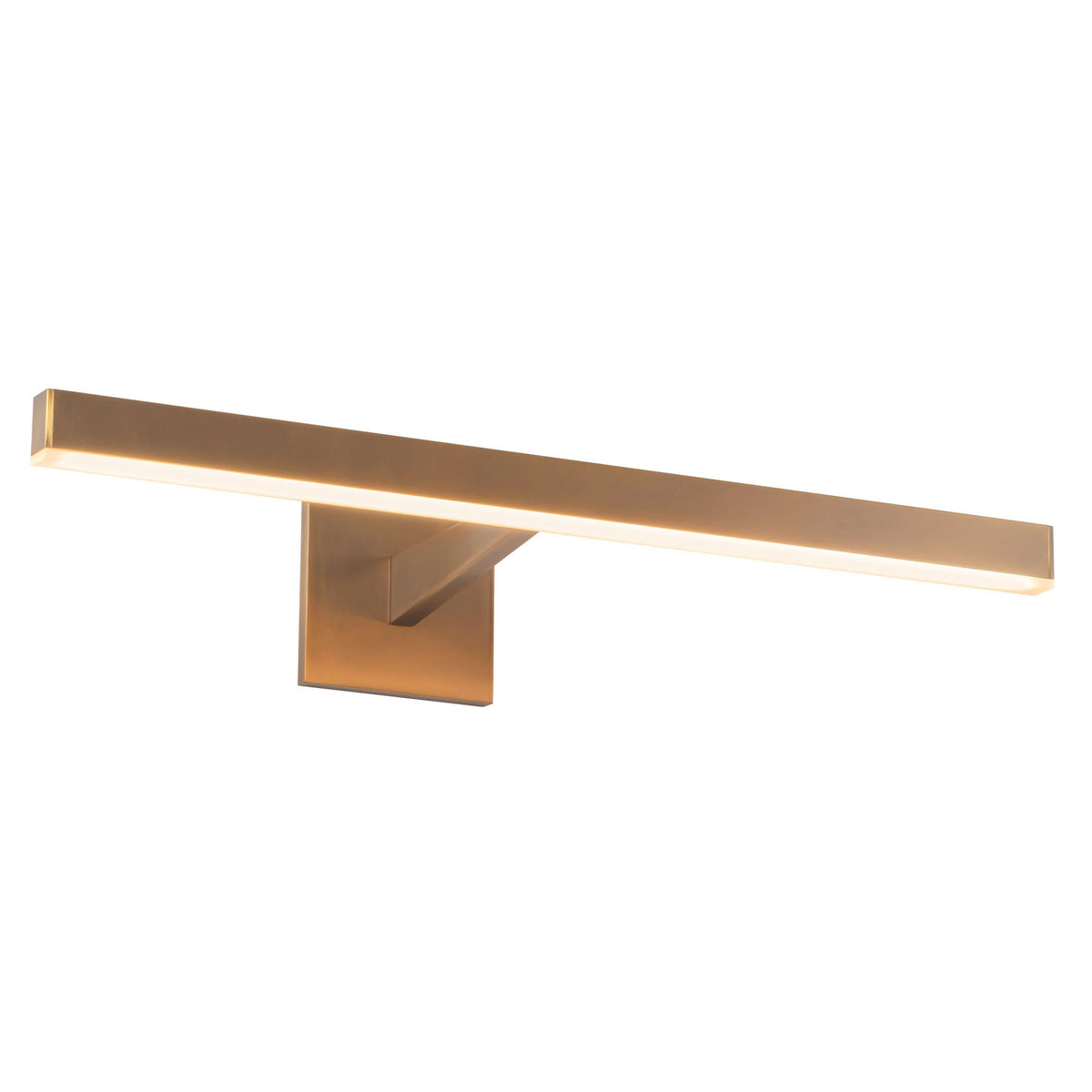 Applique murale LED Kuzco Lighting PL10323-VB Vega pour tableau, finition laiton vieilli