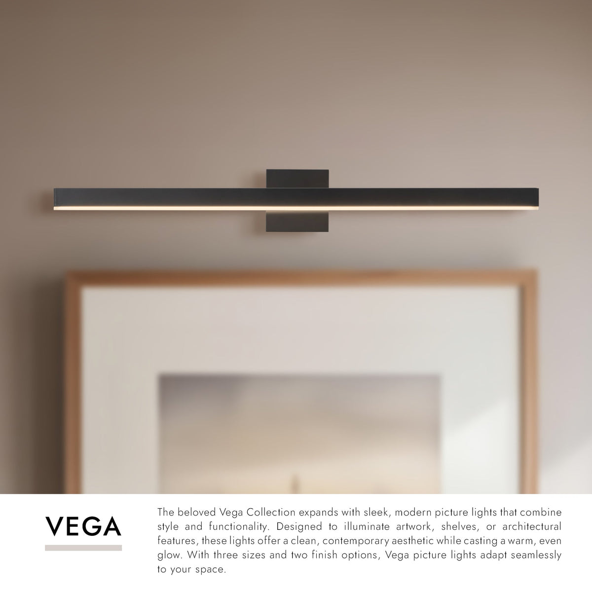 Applique murale LED pour tableau Kuzco Lighting PL10331-BK Vega, coloris noir