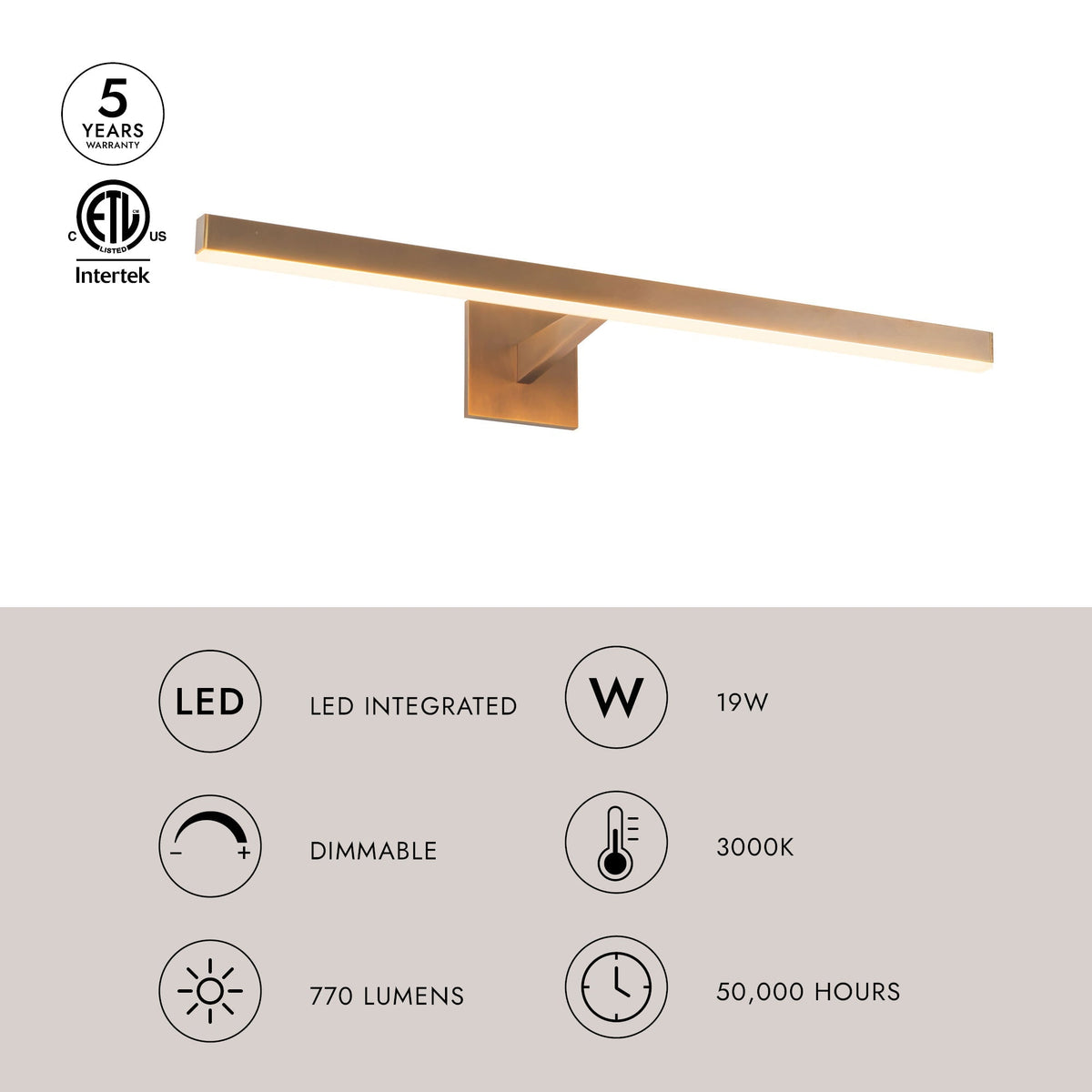 Applique murale LED pour tableau Kuzco Lighting PL10331-BK Vega, coloris noir