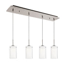 Kuzco Lighting MP41304BN-04 Verona LED Multi Suspension en nickel brossé