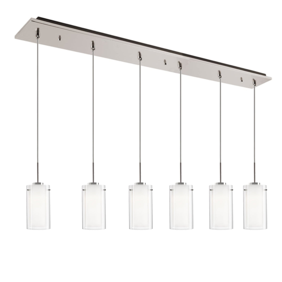 Kuzco Lighting MP41304BN-06 Verona LED Multi Pendant in Brushed Nickel