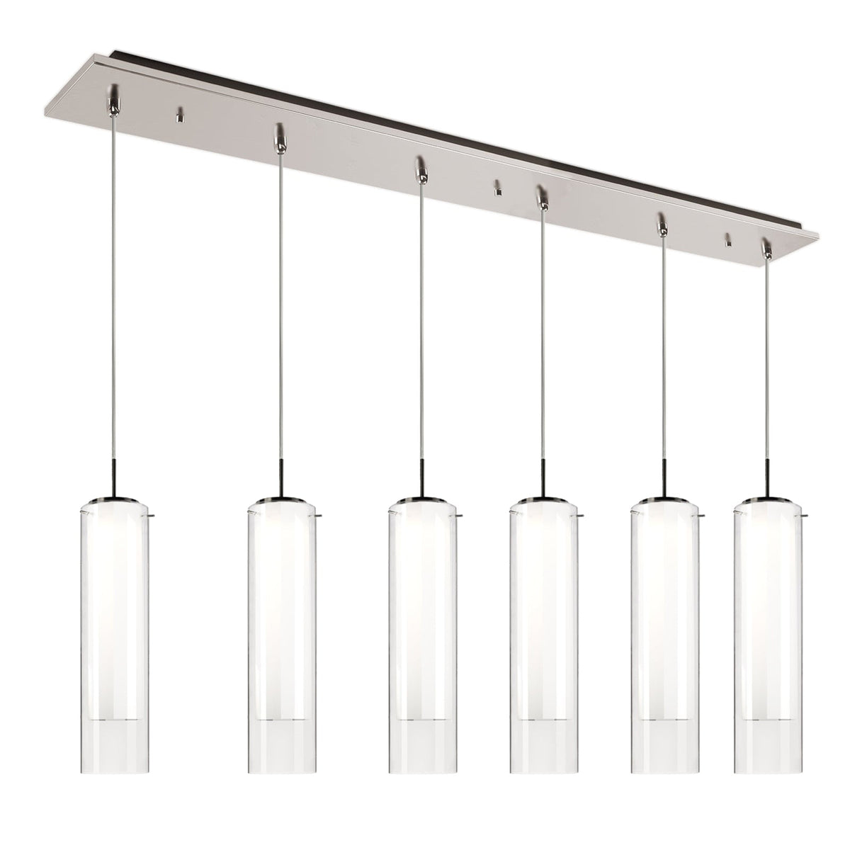 Kuzco Lighting MP41305BN-06 Verona LED Multi Pendant in Brushed Nickel