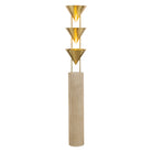Alora Canada - FL341367PTB - Lampadaire à trois lumières - Versus - Laiton patiné