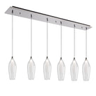 Kuzco Lighting MP3004CH-06 Victoria LED Linéaire Multi Suspension dans Chrome